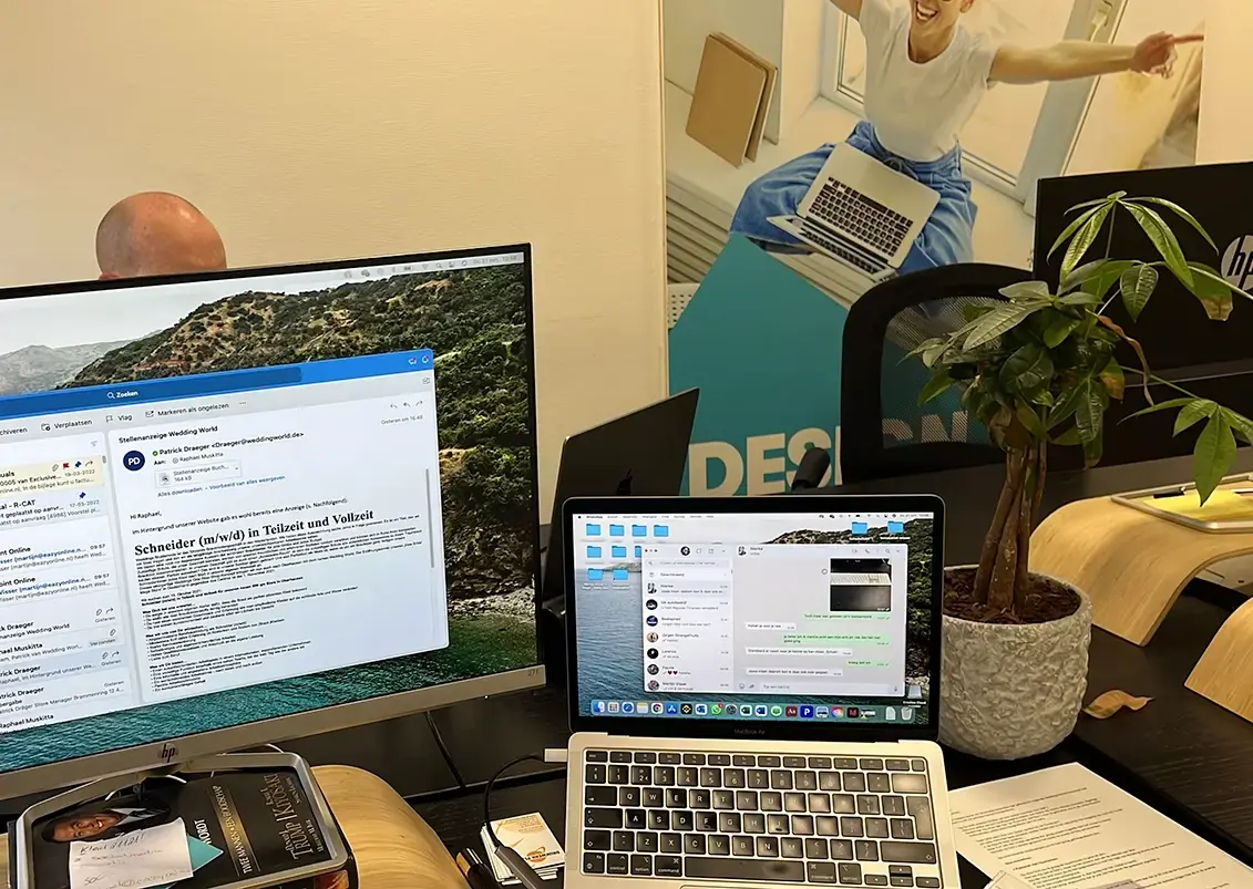 Het eerste kantoor van Eazyonline in Arnhem